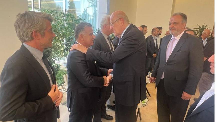 ميقاتي زار مع وفد وزاري اللواء ابراهيم للتعزية بوفاة والده
