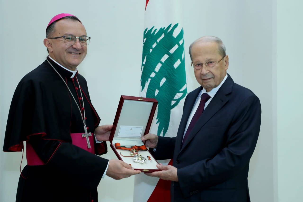 الرئيس عون: لبنان يجد دائماً الكرسي الرسولي إلى جانبه