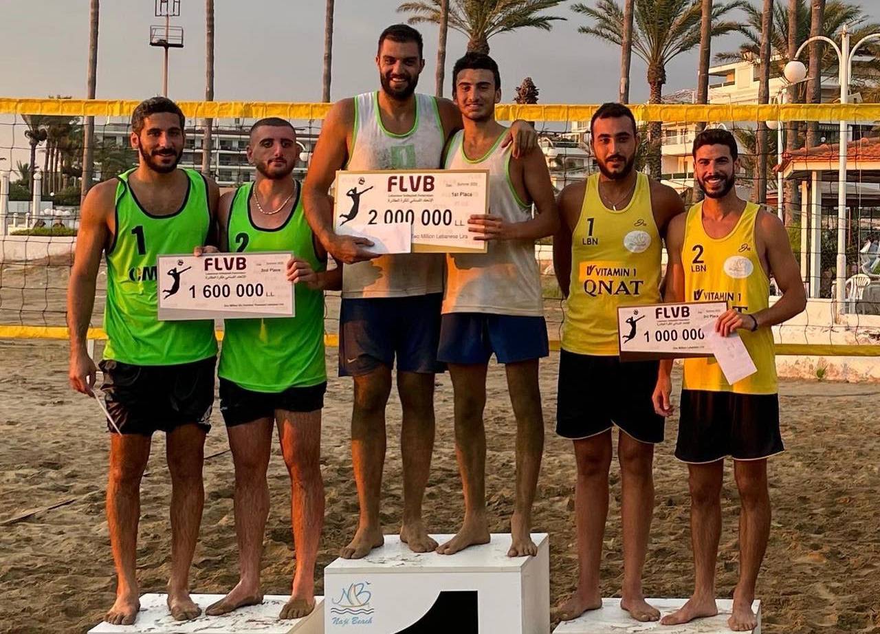 انطلاق دوري بطولة لبنان للكرة الطائرة الشاطئية
المرحلة الأولى: لقب الرجال لبو عقل وشبيب والسيدات لحمزة وشيخو
