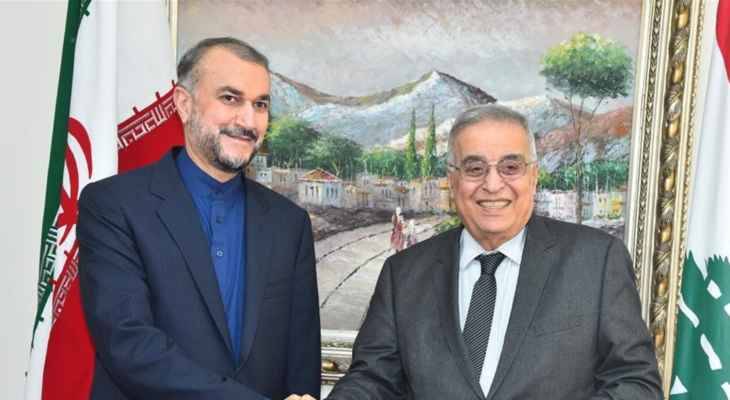 اتصال بين بو حبيب  ونظيره الإيراني... ماذا في التفاصيل؟!