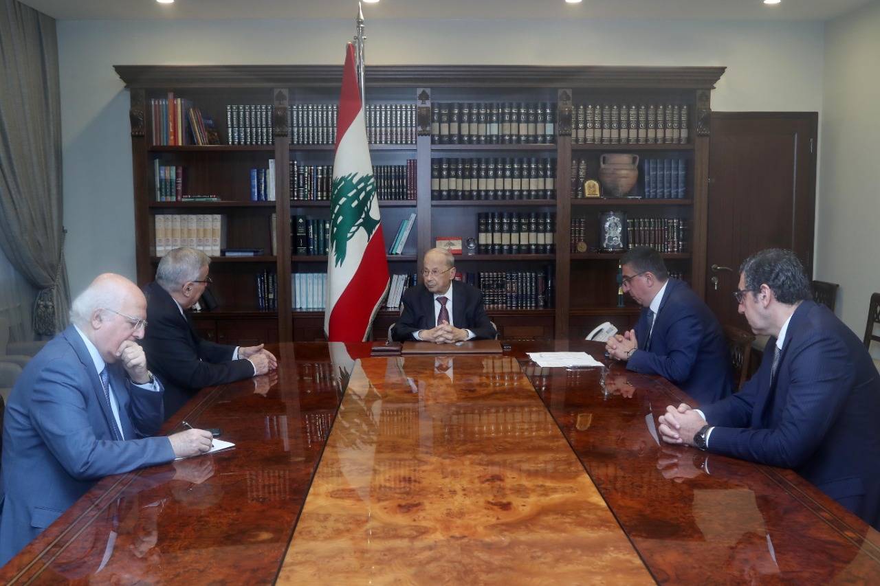 توافق بين عون وحجار وبو حبيب على عدة نقاط في موضوع النازحين