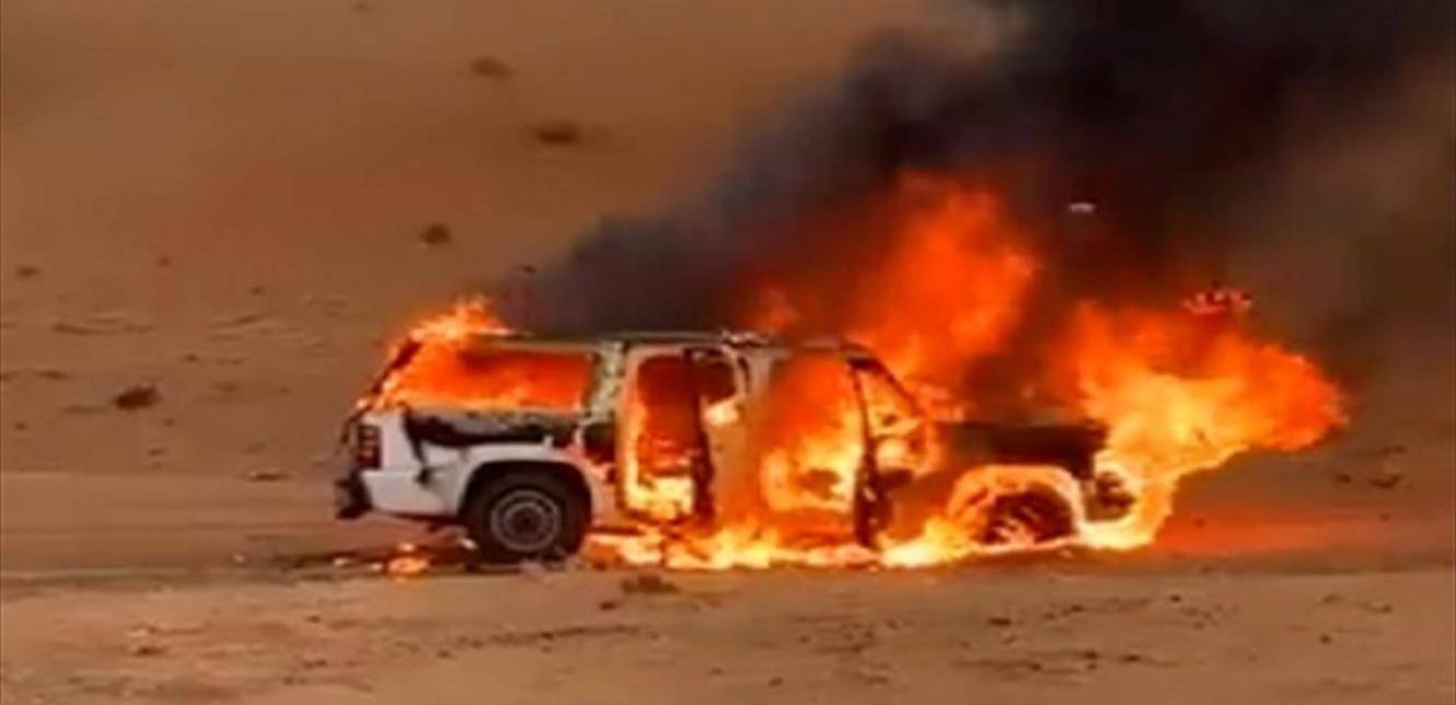 بالفيديو- بسبب الحسد.. قام بإحراق سيارته!