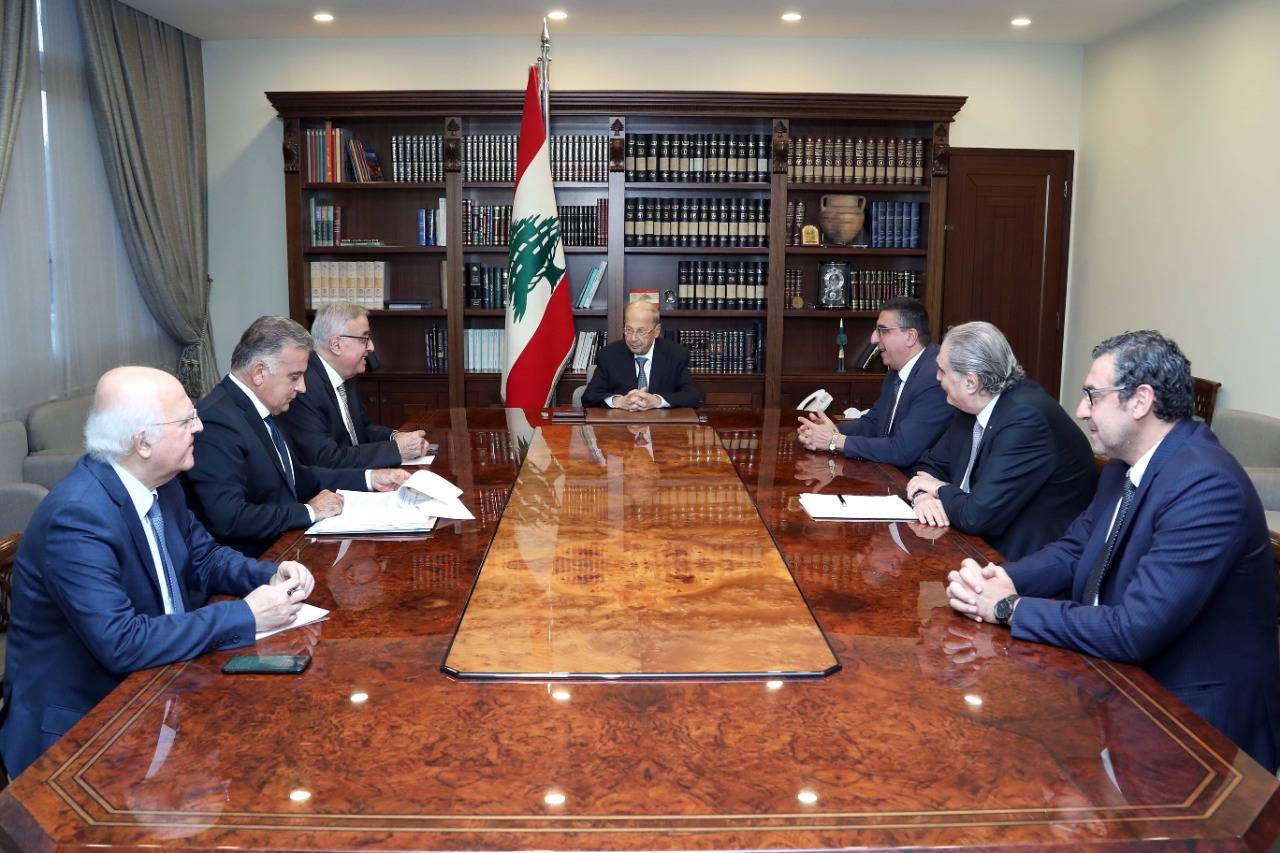 ملف النازحين محور اجتماع عون وبو حبيب وحجار وابراهيم في بعبدا اليوم