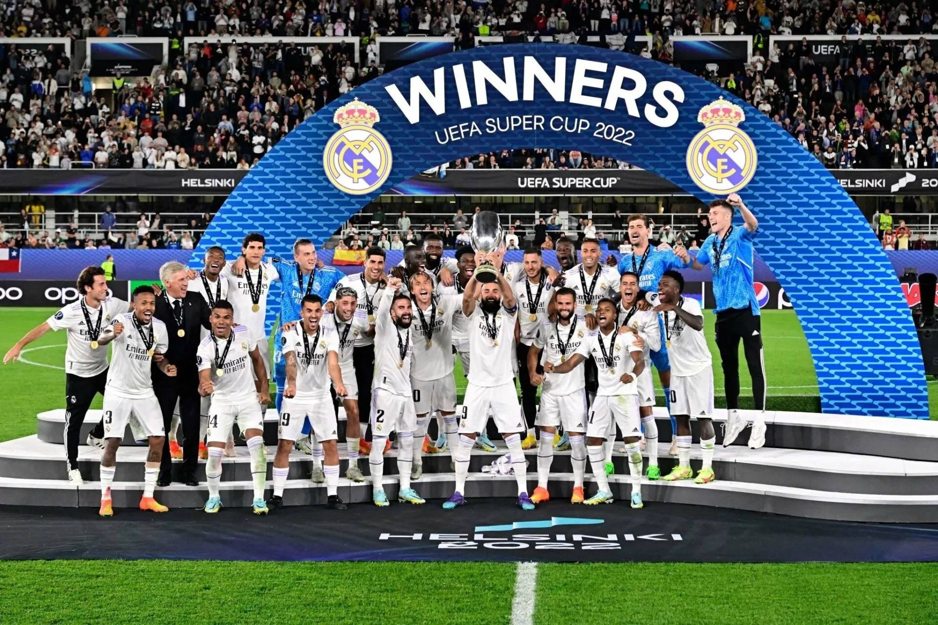 ريال مدريد بطلاً لكأس السوبر الأوروبية