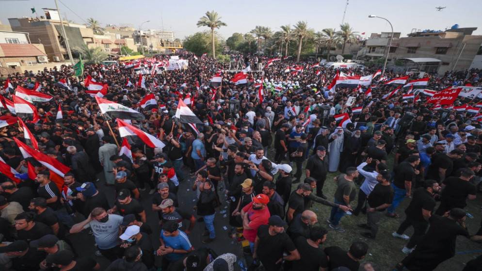 "الإطار التنسيقي" يعلن تحويل مظاهراته إلى "اعتصام مفتوح"