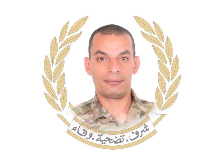 الجيش ينعى الشهيد محمد الحسيني الذي قضى أثناء اشتباكات مع مهربين عند الحدود الشمالية