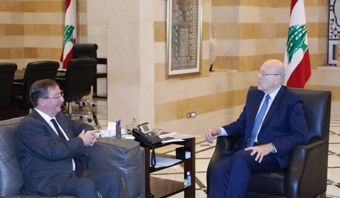 ميقاتي بحث مع وفد عراقي في تمديد العقد مع لبنان لتزويده بالفيول أويل