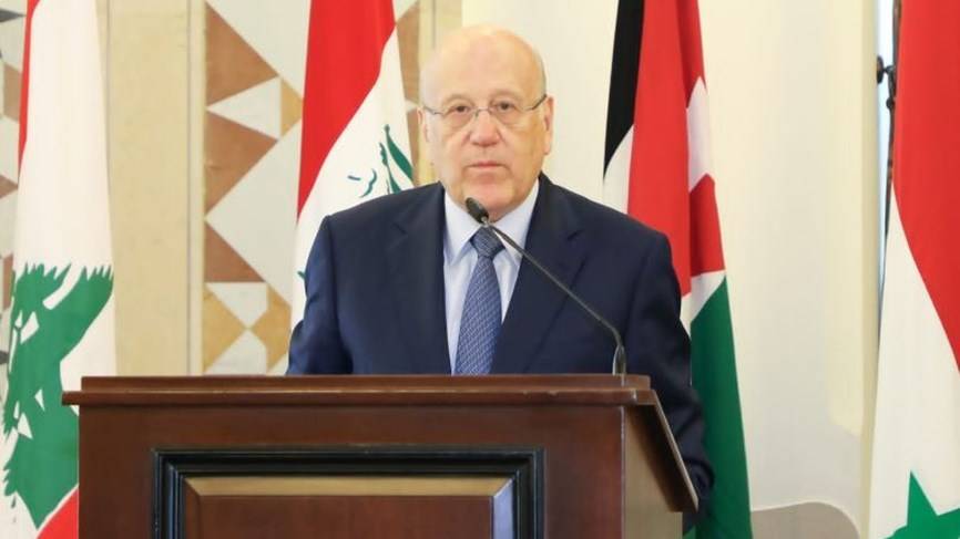 ميقاتي أبرق الى السيسي ومدبولي والبابا تواضروس معزيا بضحايا كنيسة إمبابة