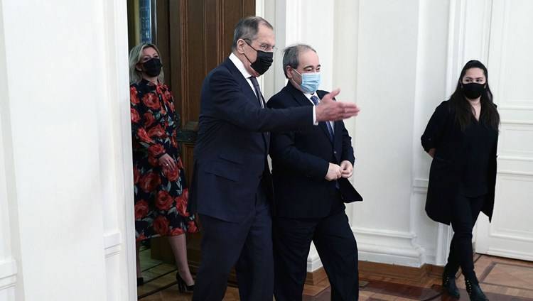 لافروف يلتقي المقداد في موسكو