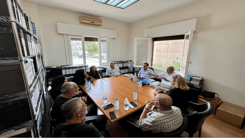 وفد من أهالي ضحايا 4 آب بحث
مع صليبا وخلف قضيّة الإهراءات
