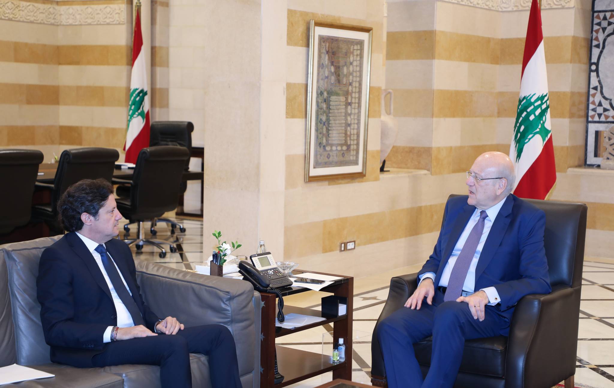 ميقاتي بحث الأوضاع مع 4 وزراء
الحاج حسن: وعدنا بخطوات سريعة
لتفعيل التكامل بين "الزراعة" وباقي الوزارات