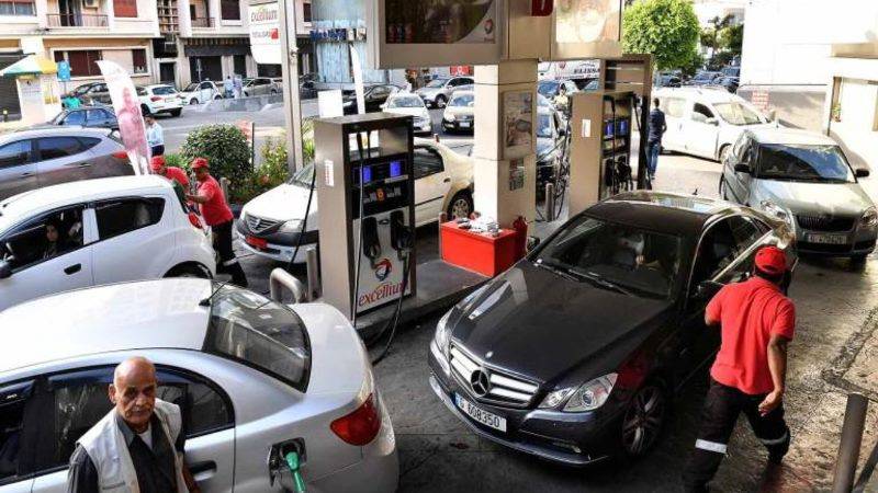 طوابير أمام محطات المحروقات في النبطية