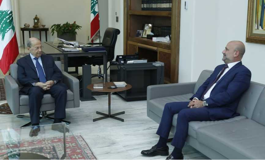 التأليف وتصريف انتاج التفاح في لقاءات بعبدا