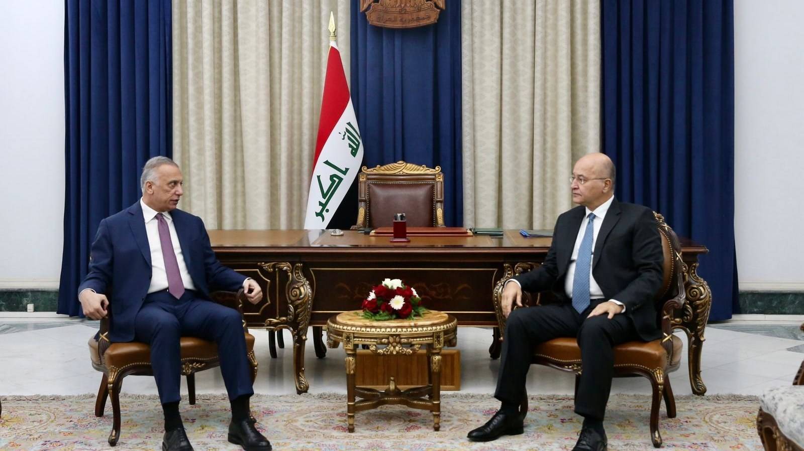العراق: صالح والكاظمي يُؤكدان أهميّة الحوار
للوصول الى مخرج للأزمة السياسيّة