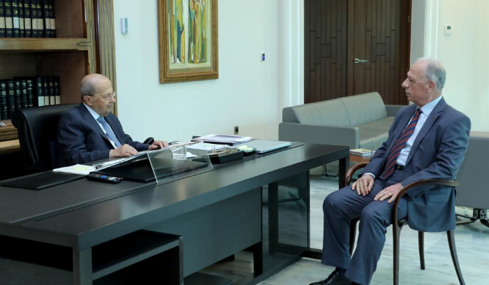 أعاد الى مجلس النواب قانون تعديل بعض مواد قانون السريّة المصرفيّة
رئيس الجمهوريّة عرض مع سليم الأوضاع الأمنيّة والتطوّرات الحكوميّة
نصار: أعداد الوافدين تجاوز المليون ونصف .. والعجلة الإقتصاديّة 4.5 مليار دولار