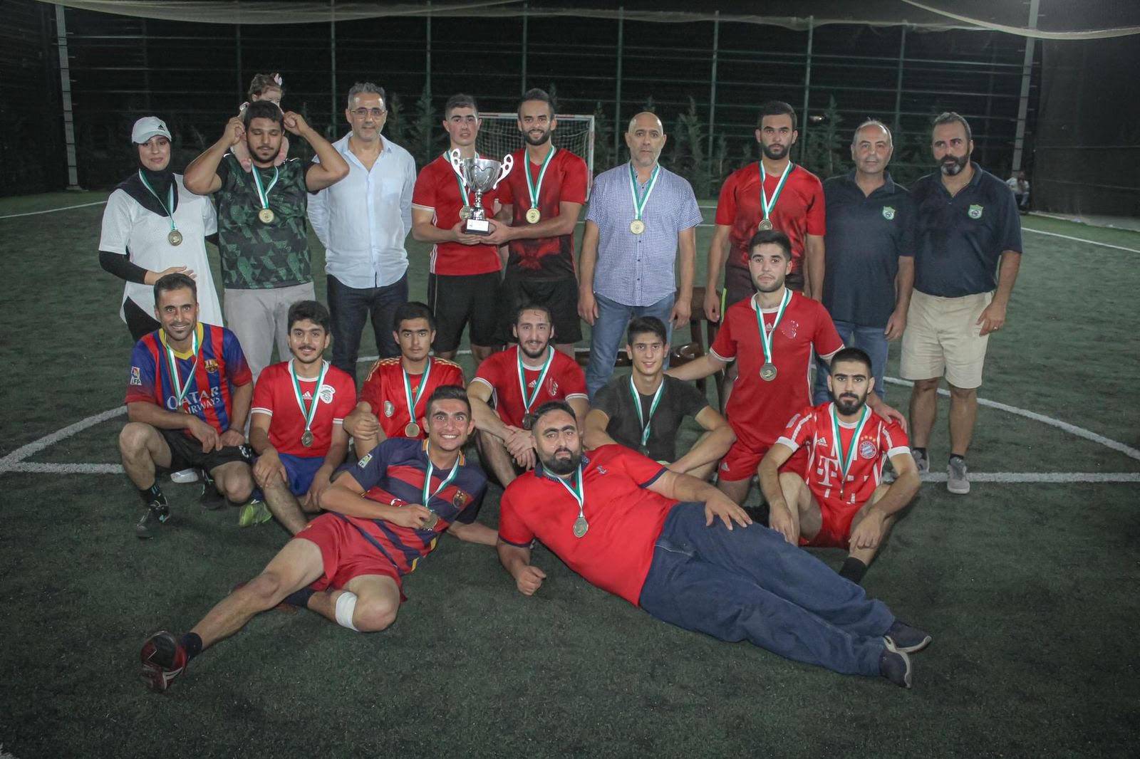 اختتام دورة نادي عندقت في الميني فوتبول
اللقب لعيدمون بفوزه على مشتى حمّود (8-7)
في مباراة نهائية حاشدة ومثيرة