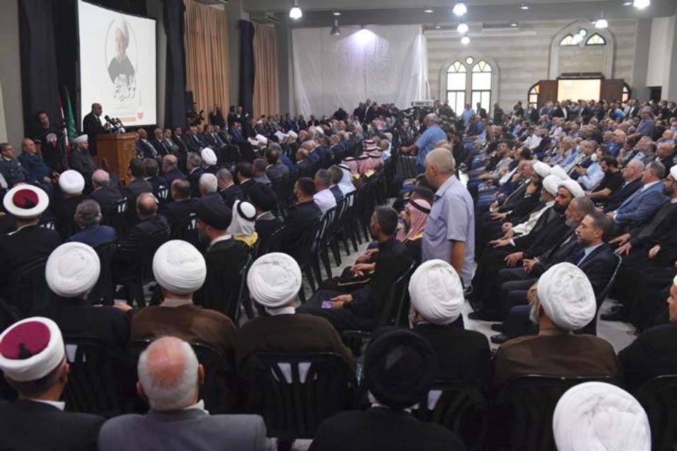 إحتفال تأبيني للمجلس الشيعي في الذكرى الأولى لرحيل الشيخ عبد الأمير قبلان
كلمات أشادت بدوره الوطني.. ودعوات لانتخاب رئيس للجمهوريّة وتشكيل حكومة