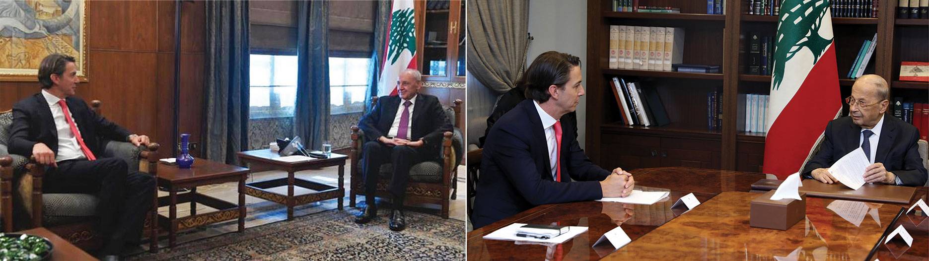 زيارة سريعة لهوكشتاين الى بيروت: ترسيم الحدود البحرية تحت العناية الاميركية
نتائج إيجابية للاتصالات بين الوسيط الاميركي وتوتال لتنقيب نفط لبنان
لا حرب في أيلول؟... وقرار إعطاء حرية التنقل لليونيفيل مطلب «اسرائيلي»