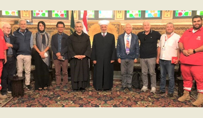وفد البعثة الإيطاليّة زار دريان وأبي المنى:
هدف الزيارة إنساني واقتصادي واجتماعي