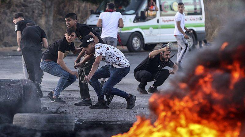 إصابات بصفوف الفلسطينيين جراء قمع الإحتلال لمسيرات في الضفة الغربية
