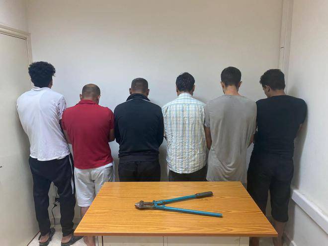 بعد كمائن ومداهمات.. عصابة سرقة أسلاك كهربائية في قبضة قوى الأمن