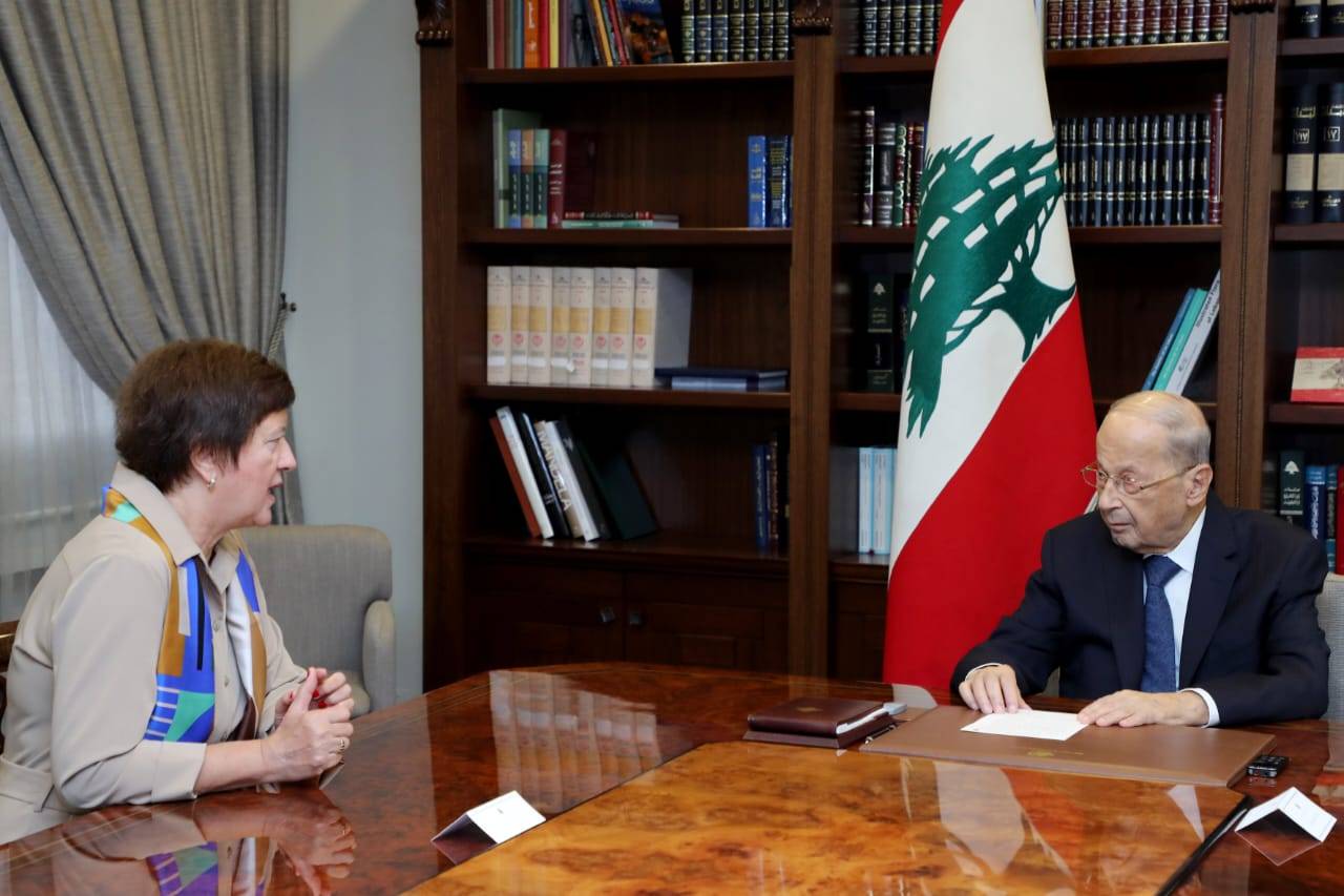رئيس الجمهورية: التنسيق بين اليونيفيل والجيش اللبناني ضروري