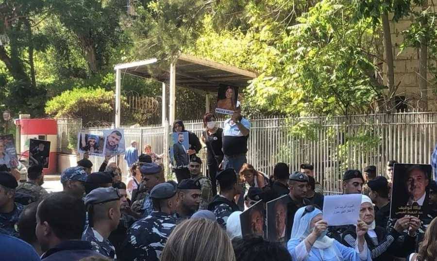تظاهرتان أمام قصر العدل لأهالي ضحايا
انفجار المرفأ بيروت وأهالي الموقوفين