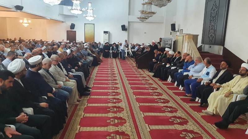 مكتب العلامة عفيف النابلسي أقام
مجلس عزاء بمناسبة وفاة الرسول
