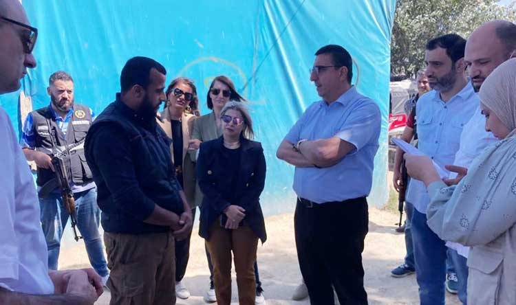 حجار بحث وأبو جودة
في أوضاع النازحين