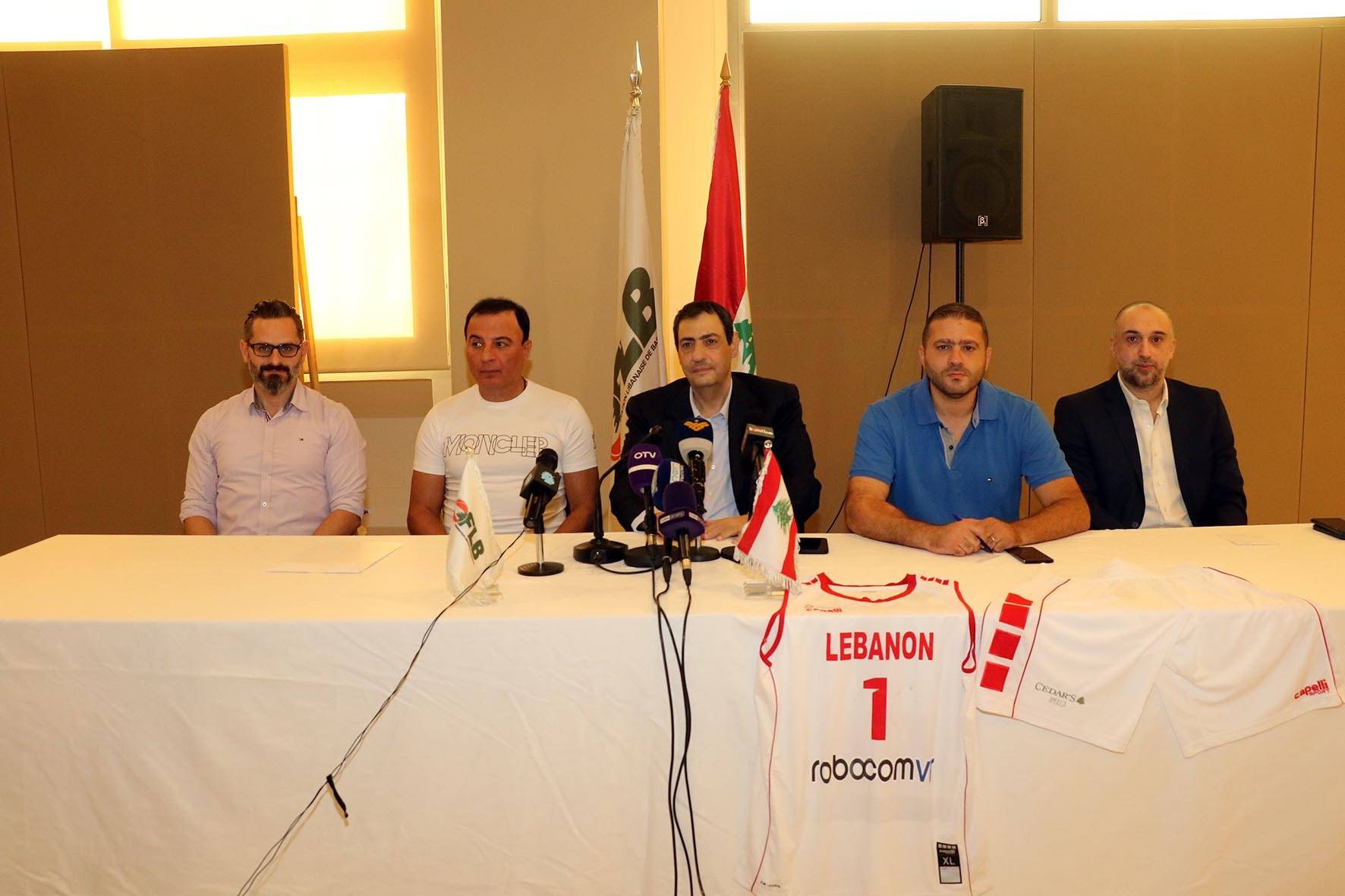 كرة سلة: توقيع عقد رعاية لمنتخب لبنان