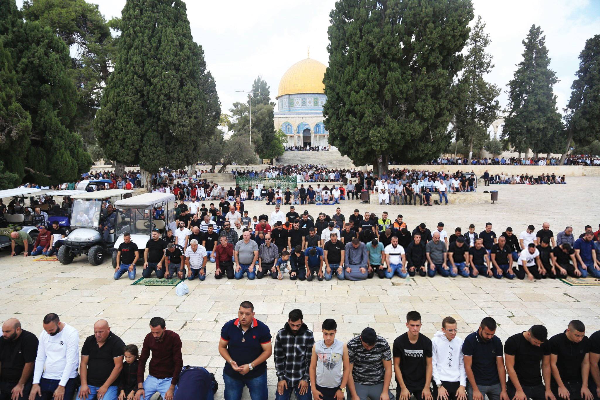 تصعيد إسرائيلي في الضفة الغربية وسقوط شهيدين فلسطينيين
الآلاف يصلون في الأقصى وحماس تدعو لثورة بوجه الاحتلال