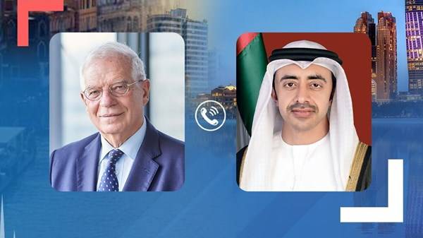 ماذا دار في الإتصال الهاتفي بين عبد الله بن زايد وجوزيف بوريل؟