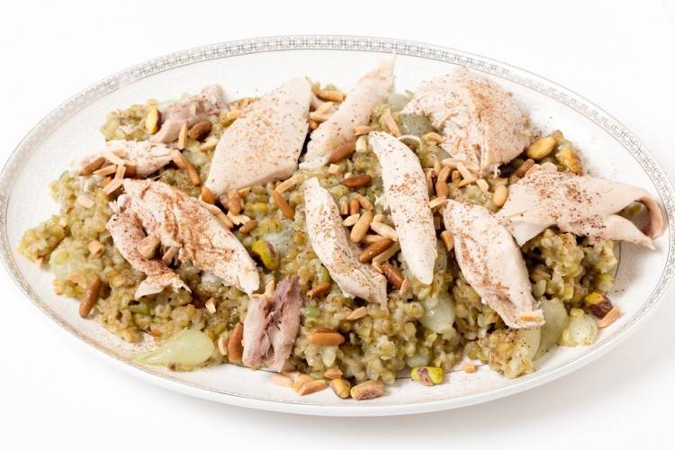 طريقة عمل فريكة بالدجاج