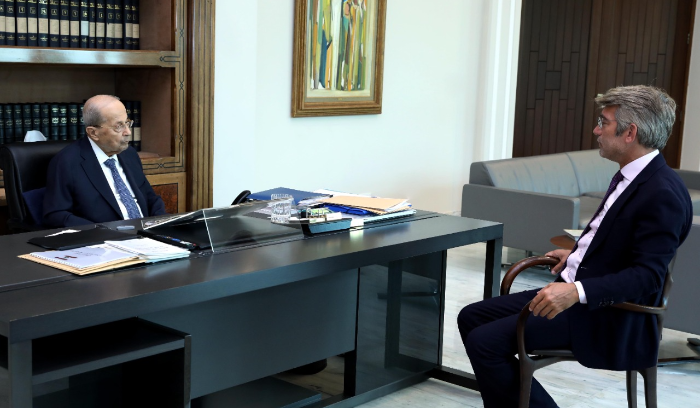 فياض بحث "ترتيبات ما بعد الترسيم" مع عون وميقاتي
مكتب الرئاسة: لبنان لم يقدّم أيّ تنازلات ..