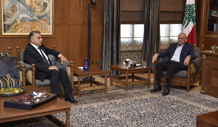 بري عرض مع ابراهيم المستجدّات
واستقبل رؤساء المحاكم الشرعيّة