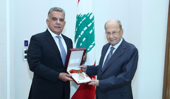 عون قلّد ابرهيم وسام الأرز من رتبة ضابط أكبر
ومنح القصيفي والدفاع المدني أوسمة... وكرّم "المبرات"