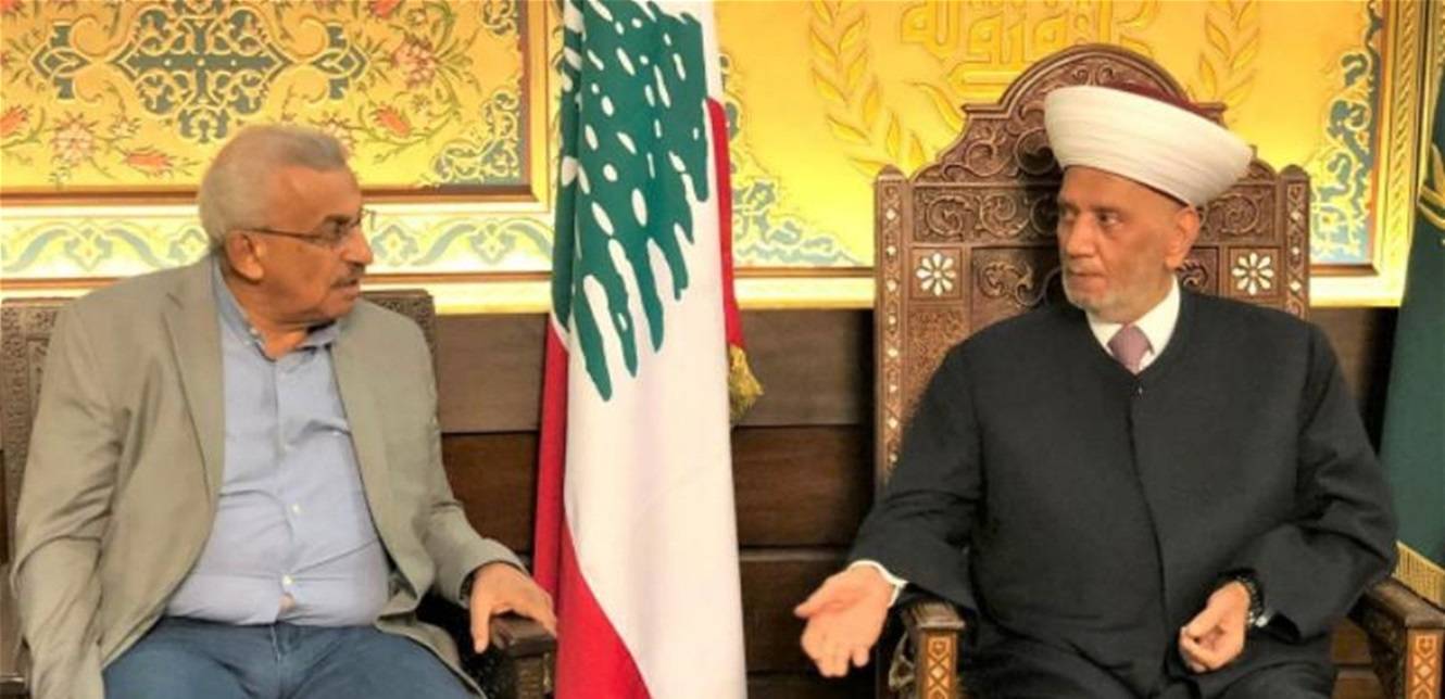 دريان استقبل أسامة سعد
ووفد العشائر في خلدة