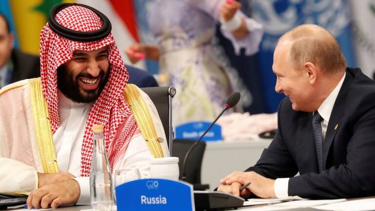 تفاعل كبير على مواقع التواصل الاجتماعي مع اشادات بوتين  ببن سلمان