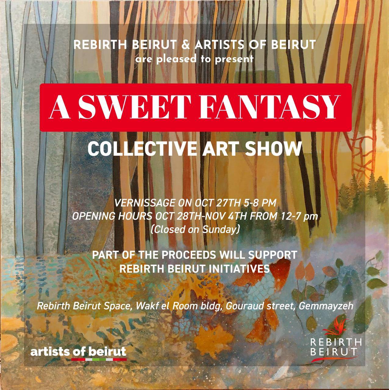 معرض لفنّانات لبنانيات بعنوان A Sweet Fantasy لمحبّي الفنّ والثقافة