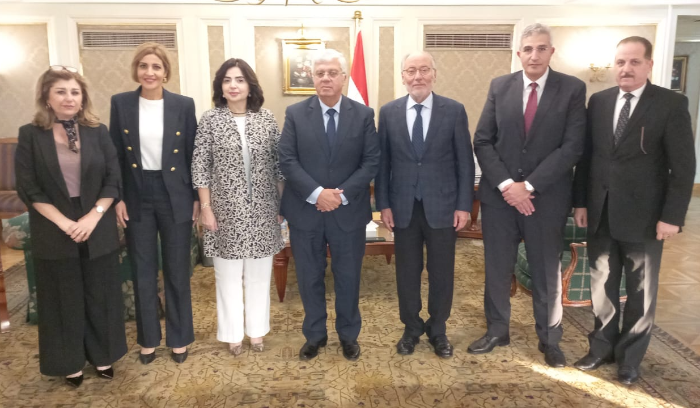 لقاء جمع بين الحلبي ونظيره المصري.... والتعاون في مجال التعليم على طاولة البحث