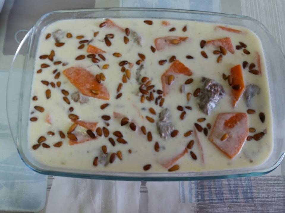 طبق اليوم: يقطين بالطحينة والجوز
