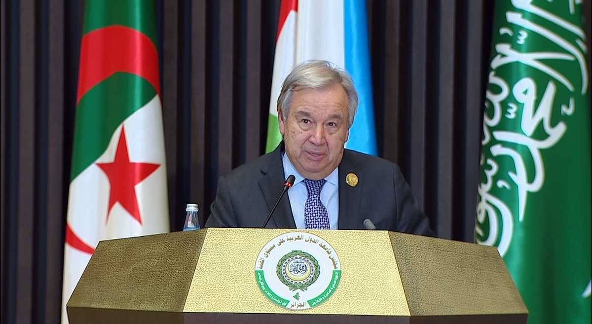 غوتيريش: ندعم مسار السلام وإنهاء الاحتلال الإسرائيلي في ما يتعلق بالملف الفلسطيني