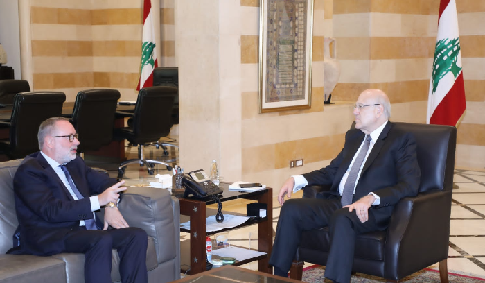 استقبل سفير النروج وعمران رضا في زيارة تعارف
رئيس الحكومة: مبعوث عون قال لي إن ثقة
"التيار الوطني" في شخصي غير مضمونة