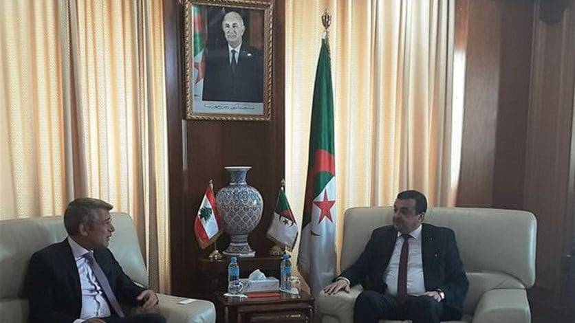لقاء فياض مع نظيره الجزائري يبحث كيفية تأمين الفيول لكهرباء لبنان