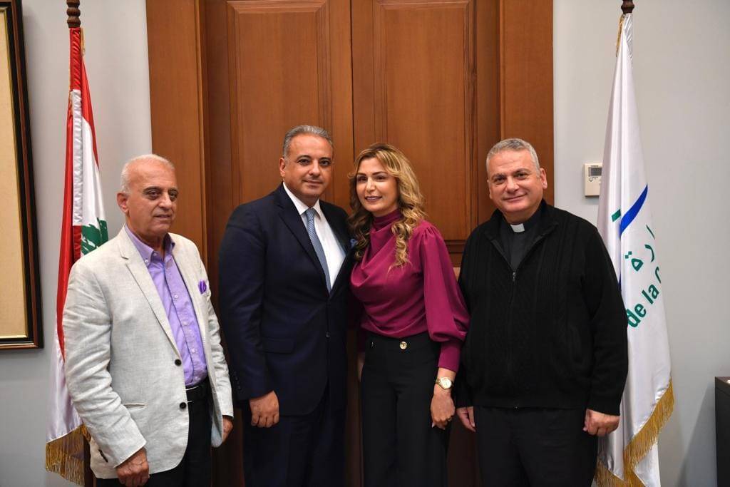 الإعلامية والفنانة داليا فريفر في وزارة الثقافة
