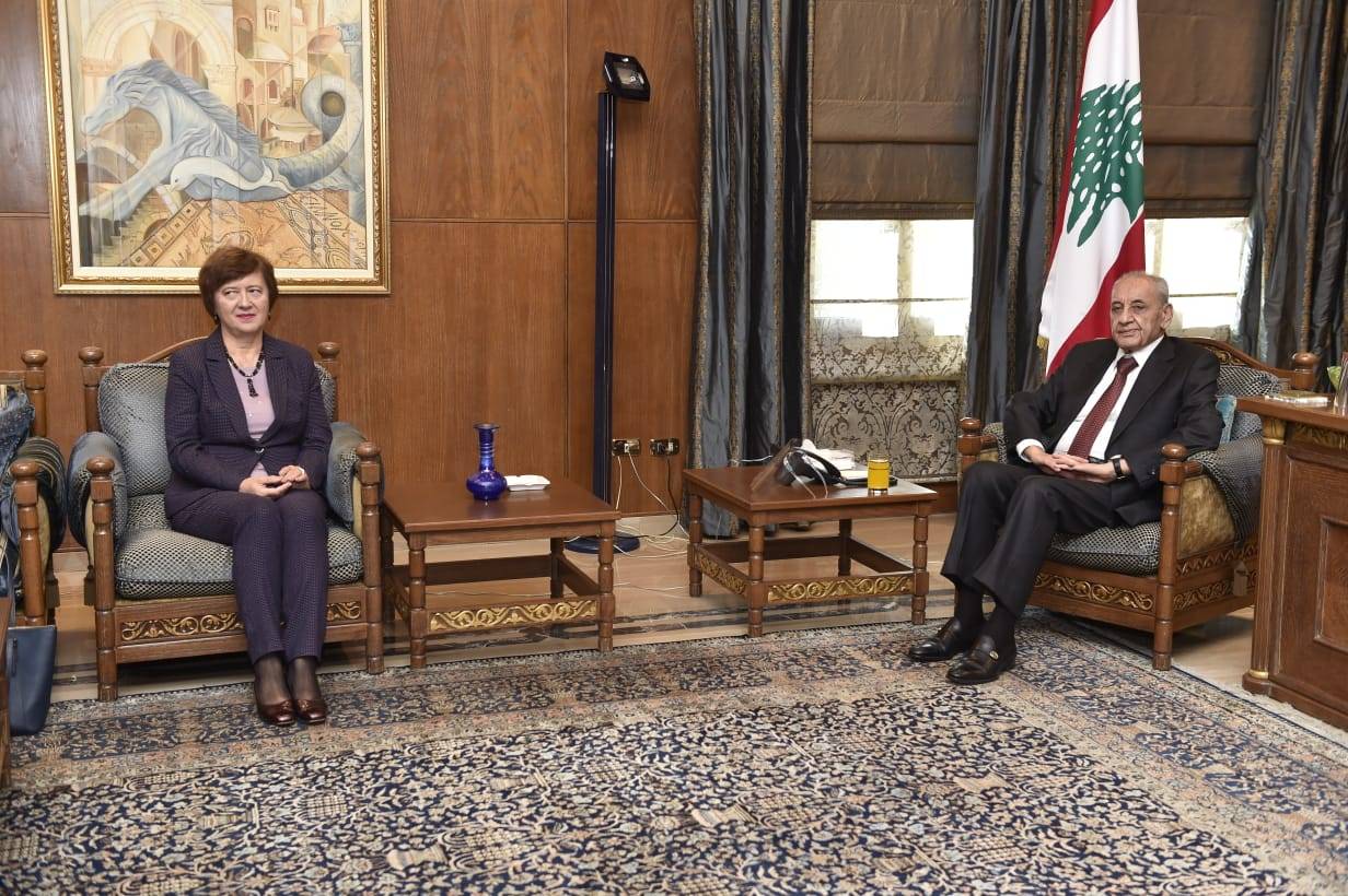 بري استقبل فرونتسكا وسفير بريطانيا