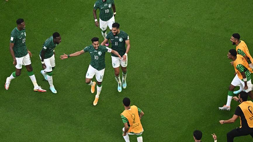 أولى مفاجآت كأس العالم.. السعودية تتغلب على الأرجنتين بنتيجة 2-1