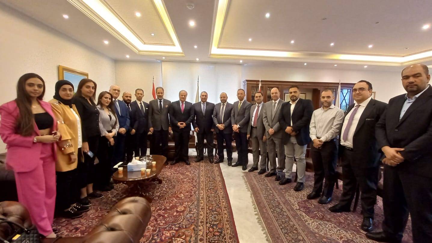 كسبار تابع اوضاع اللجان في نقابة المحامين
واستقبل المهنئين بانتخاب اربعة اعضاء جدد