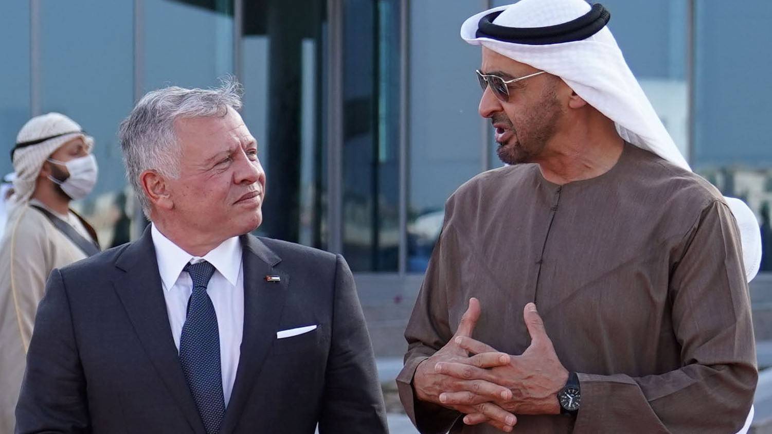 محمد بن زايد وعبدالله الثاني يبحثان العلاقات الثنائية