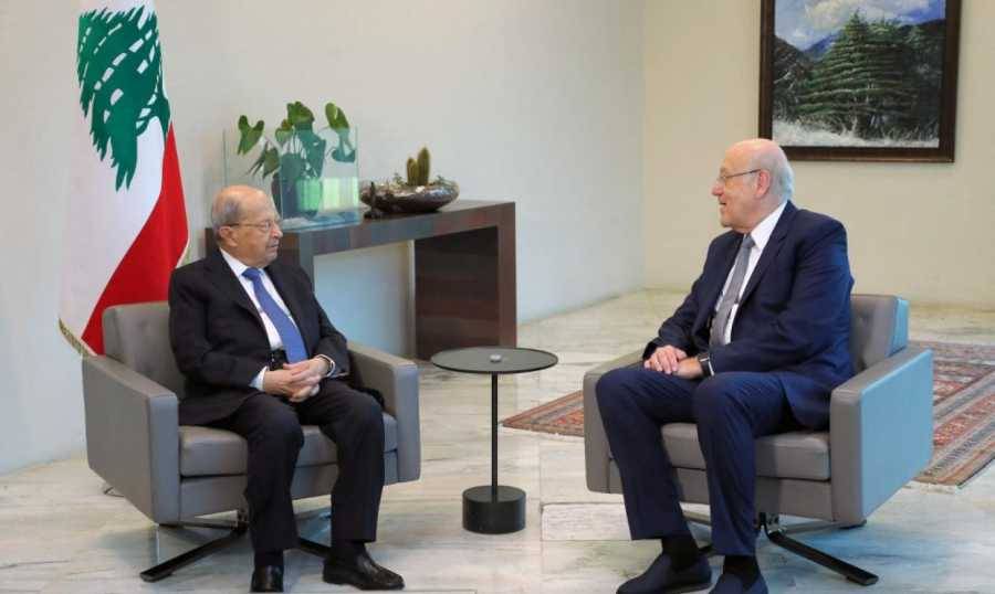 عون : حديث ميقاتي تضمن مغالطات وتحريفاً... ميقاتي يردّ: متمسّك بكلّ ما قلته